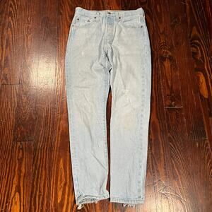 Levi's 26 Y2K 501 Jeans Light Wash Straight